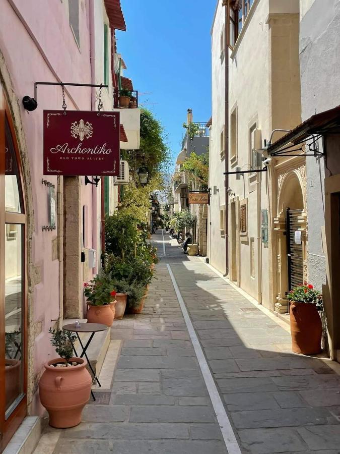 Archontiko Old Town Suites Rethymno  ภายนอก รูปภาพ